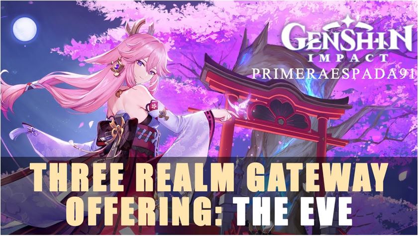 Genshin Impact Three Realms Gateway Offering Event