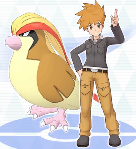 blue and pidgeot in pokemon masters, pokemon masters sync pairs