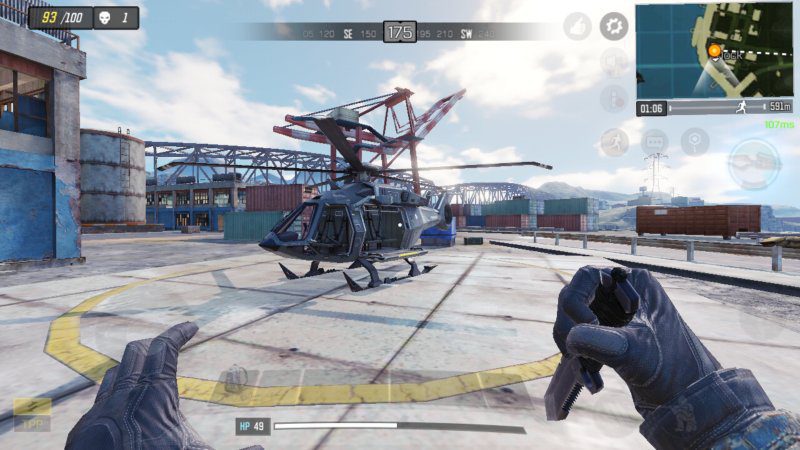 Helicopter location in Call of Duty: Mobile