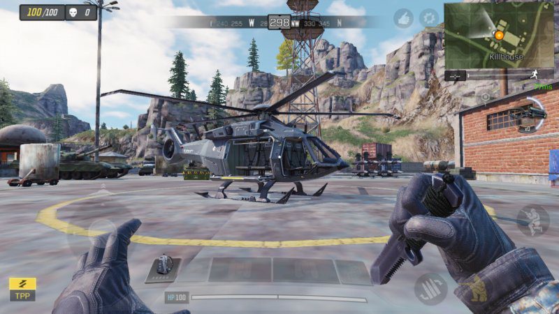 Helicopter location in Cod Mobile