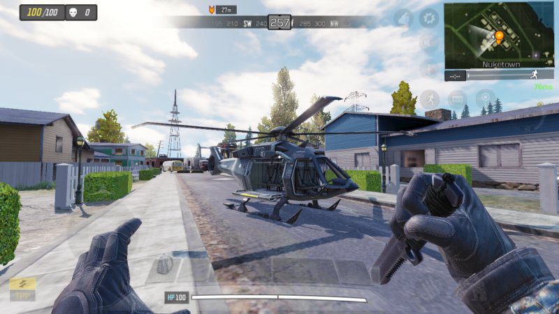 Helicopter location in Cod Mobile