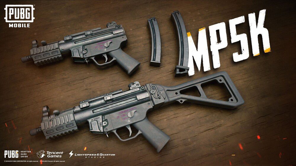 PUBG Mobile: MP5K SMG Weapon is now available in Vikendi Map