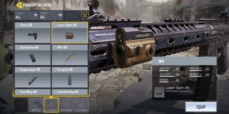 attachments for guns in Call of Duty Mobile, COD Mobile tips and tricks