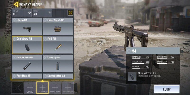 best gun attachments in Call of Duty Mobile