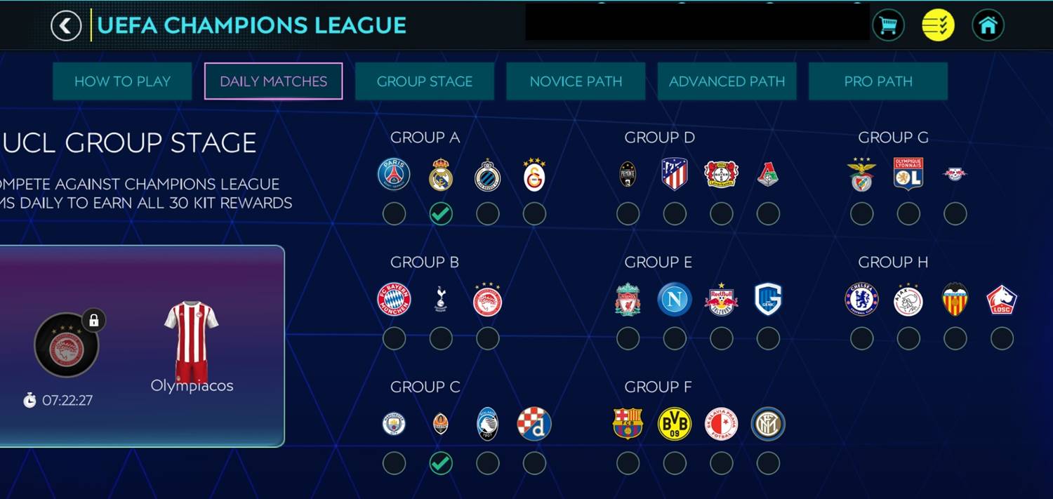 FIFA Mobile Champions League Group Stage Event Guide