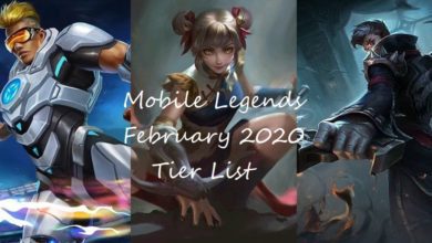 Mobile Legends February 2020 Tier List