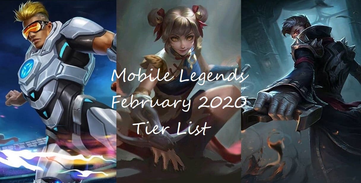 Mobile Legends February 2020 Tier List Gamingonphone