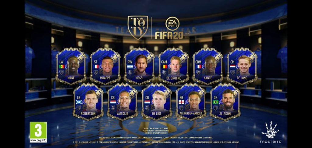 FIFA Mobile 20 TOTY (Team of the Year) event Guide