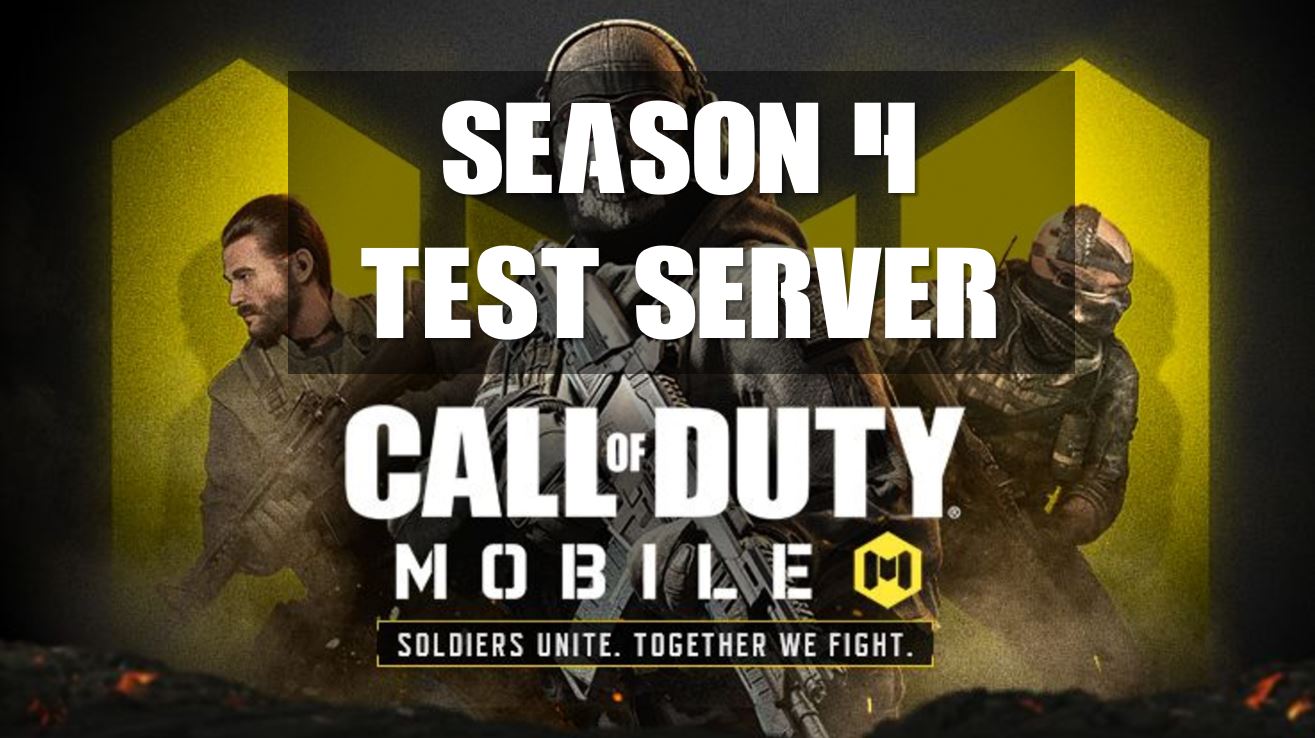 call of duty mobile season 4 test server, cod mobile