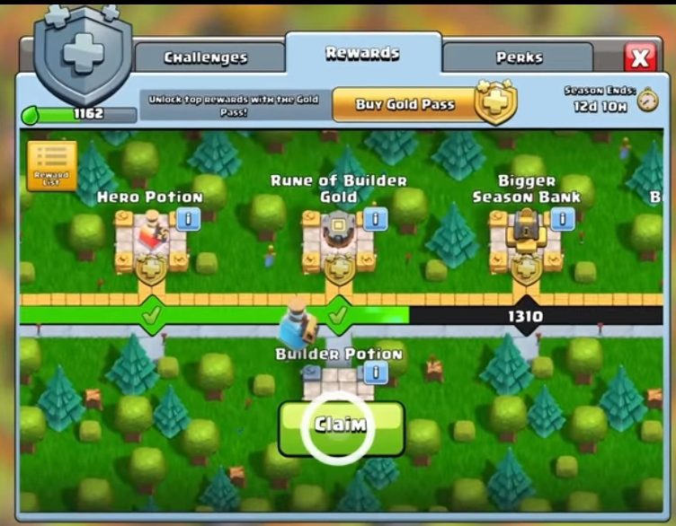 clash of clans gold pass
