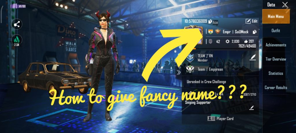 Pubg Mobile Here S How To Write Id Names In Stylish And Creative