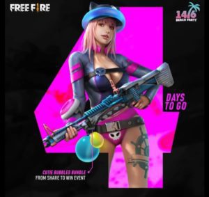Free Fire Beach Party Event issue Freebies