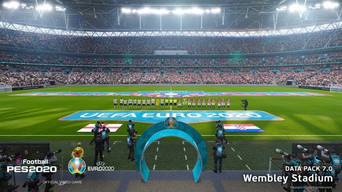 Wembley Stadium in PES 2020 Euro Mode