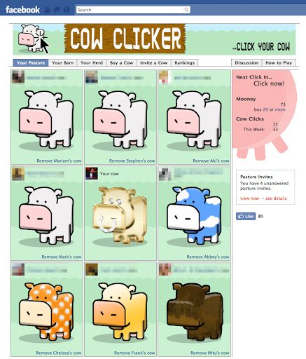 the first truly Idle Game, Cow Clicker.