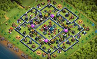 clash of clans th13 base