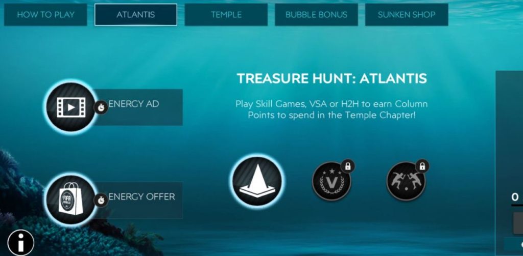 FIFA Mobile 20 Treasure Hunt Atlantis
