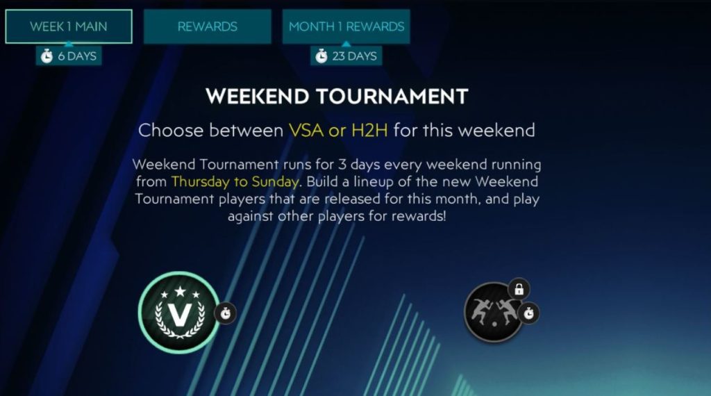 FIFA Mobile 20 Weekend Tournament
