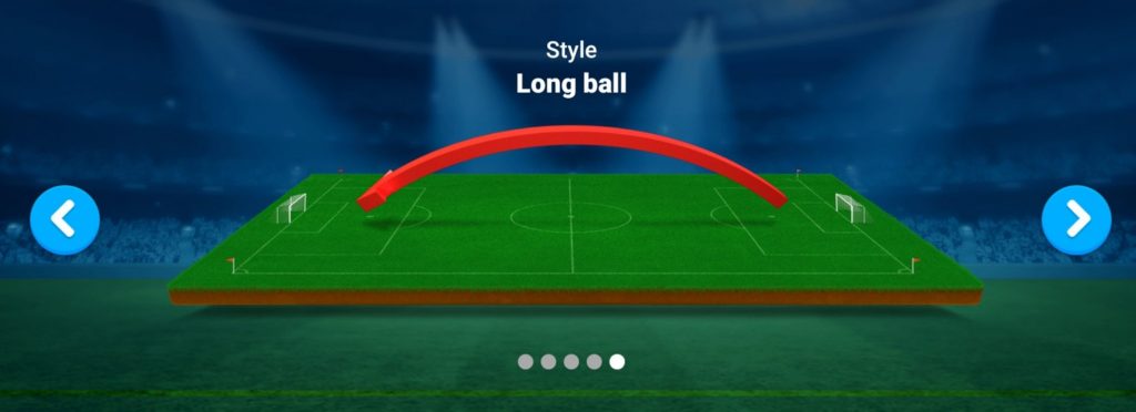 Online Soccer Manager 2020 tactics long ball