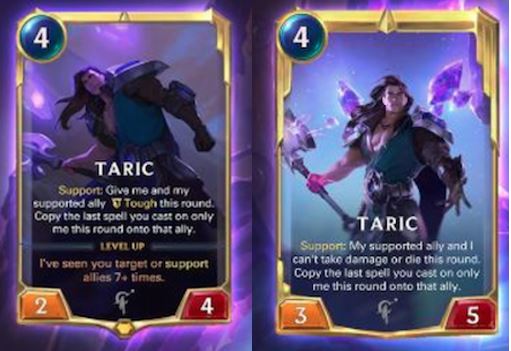 Legends of Runeterra Spellshield keyword Targon cards Taric