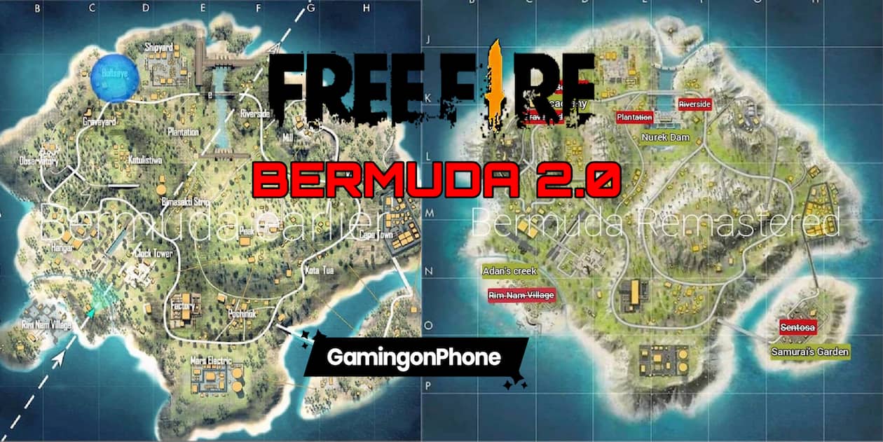 Free Fire: mapa Bermuda 2.0 está disponível no Servidor Avançado