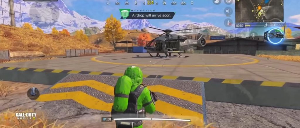 Helicopter locations in Call of Duty Mobile