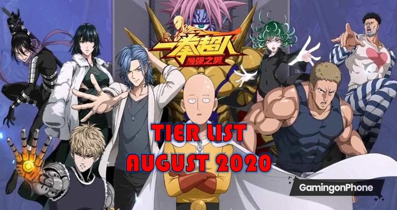 One Punch Man The Strongest Tier List August 2020 - one punch man destiny roblox wiki classes