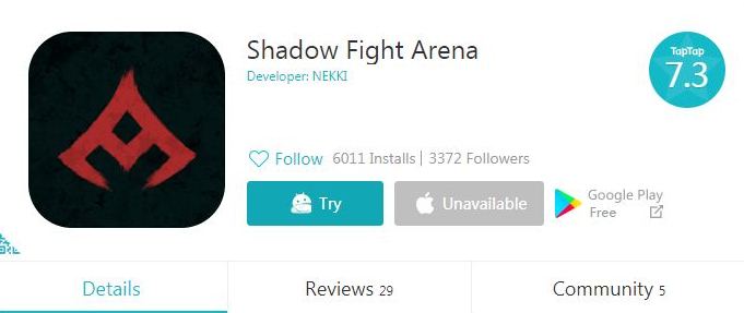 Shadow Fight Arena download
