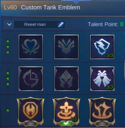 Mobile Legends Tigreal Guide Emblem Set