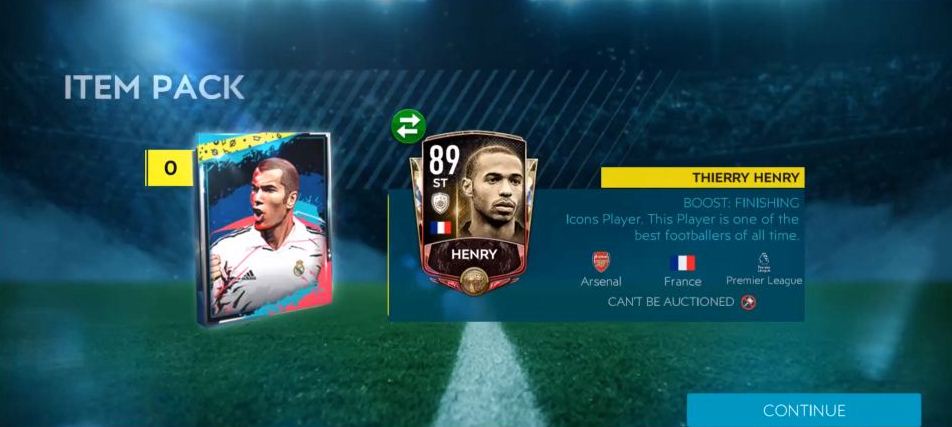 FIFA Mobile 20 Zidane Campaign Henry
