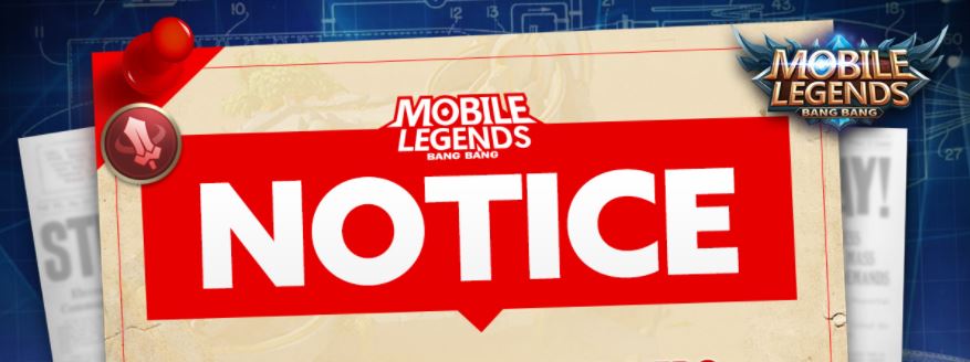 Mobile legends newly obtained heroes in ranked matches, mobile legends notice