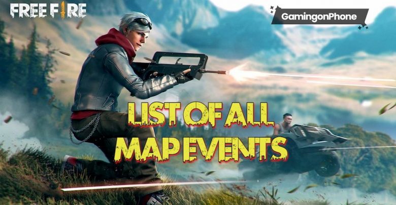 Free Fire Map Events List