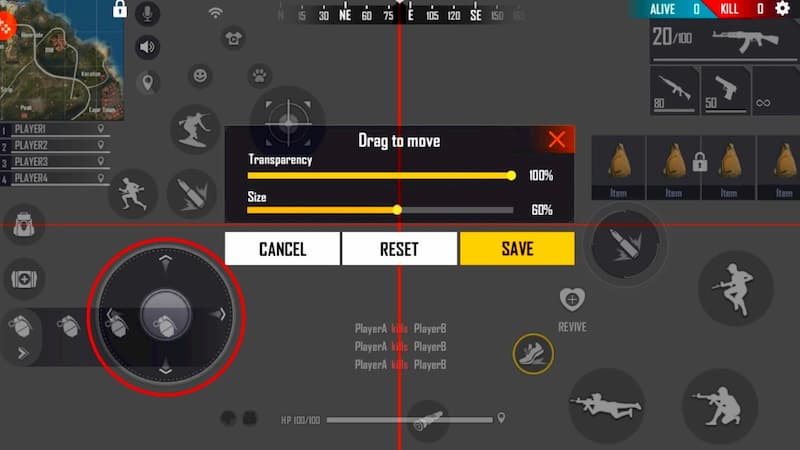 Free Fire Best Custom Hud Adjustments Guide Gamingonphone