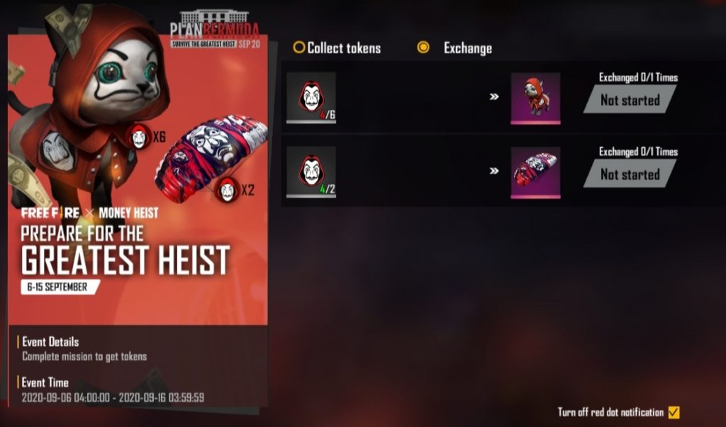 Free Fire Money Heist Event Everything You Need To Know