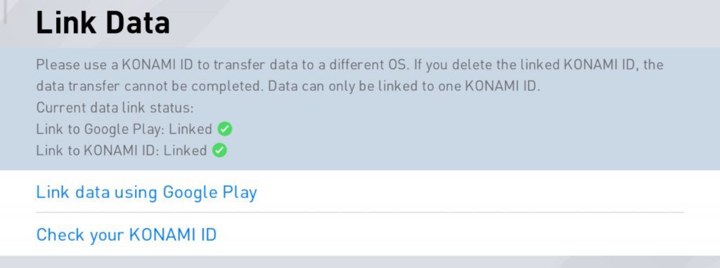 Efootball Pes How To Link Your Game Data Using Konami Id