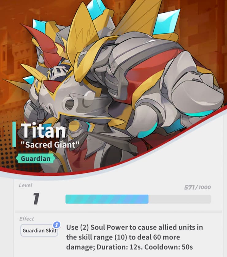 Titan, soul of eden