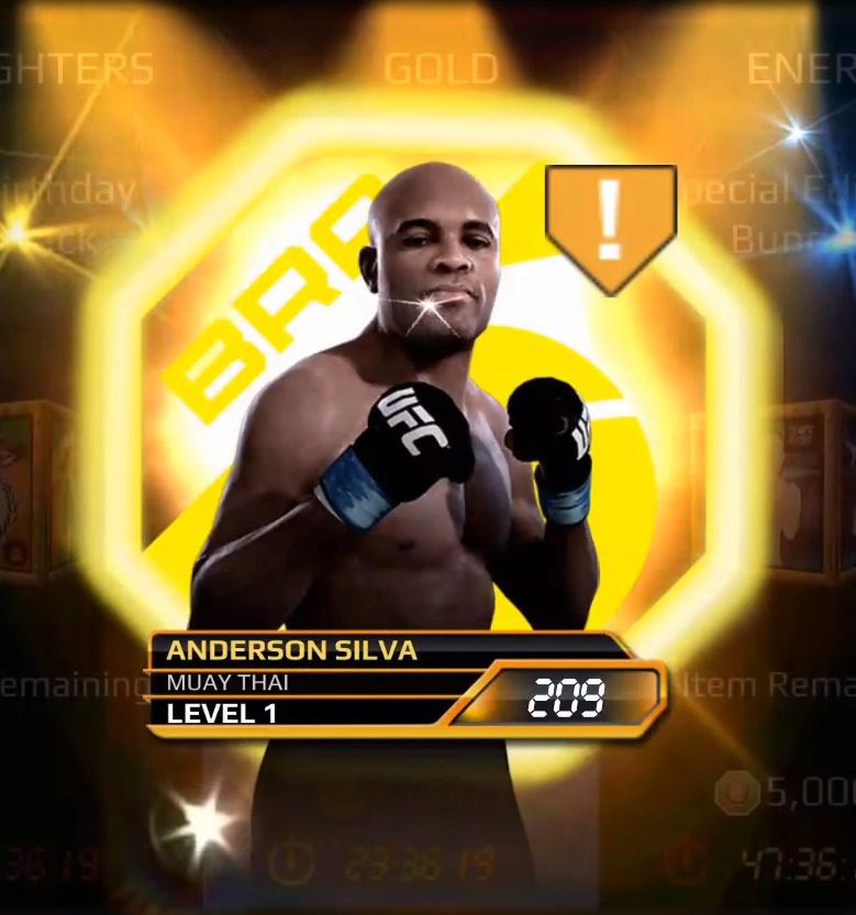 Anderson Silva UFC Mobile fighter Game