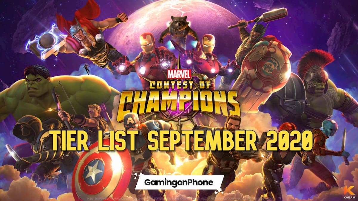 Marvel Contest of Champions September 2020 Tier - GamingonPhone