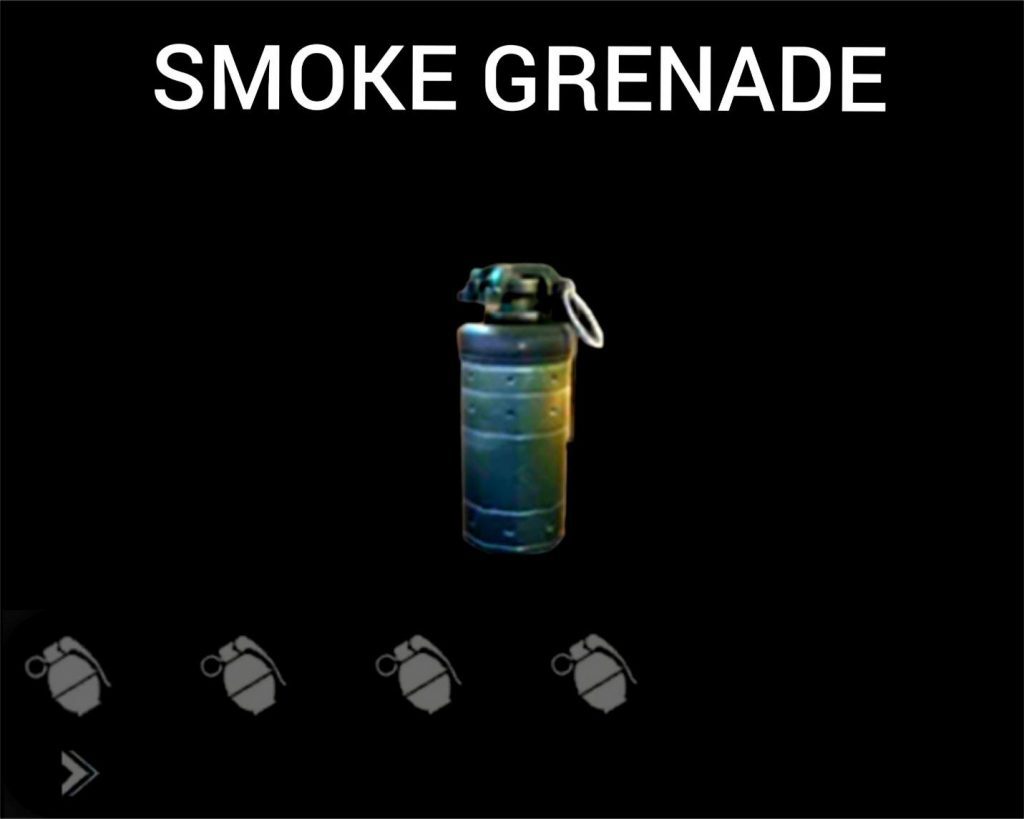 Smoke Grenade - Free Fire utility items