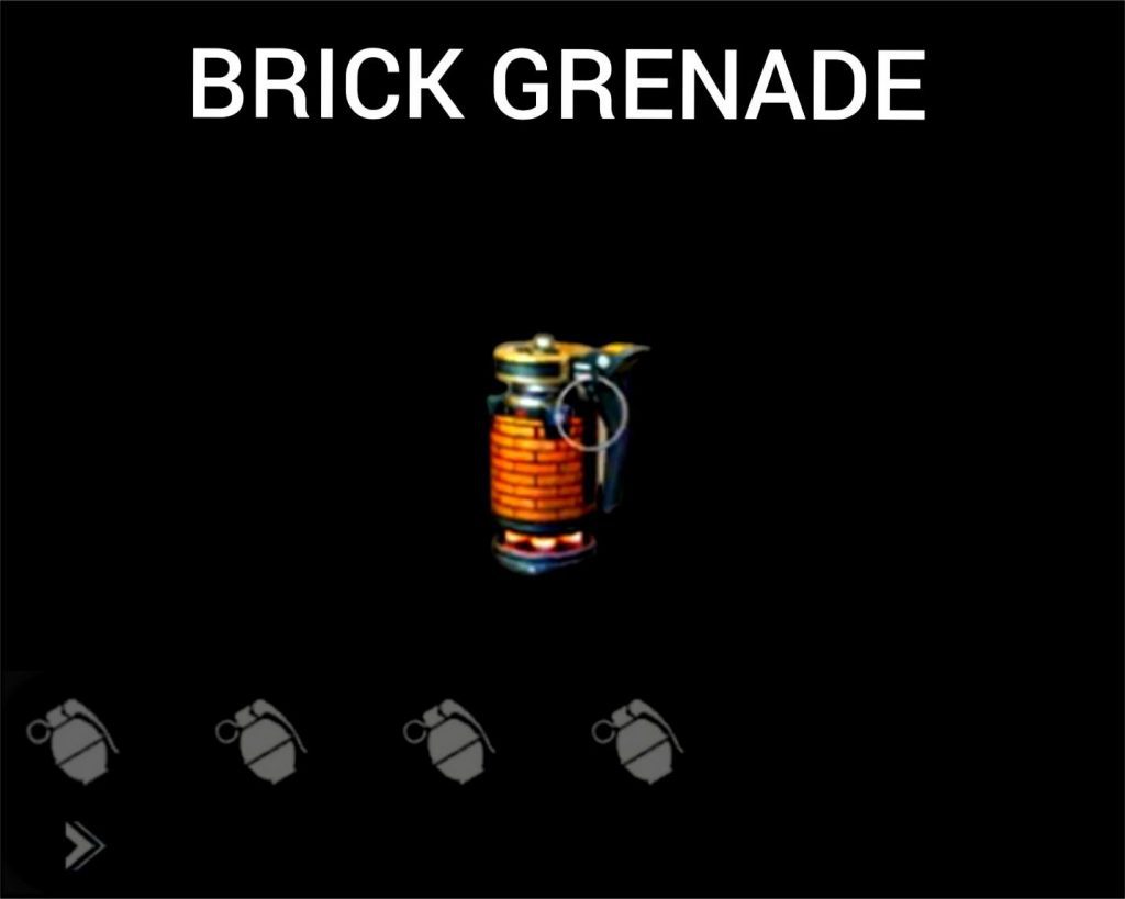 Brick Grenade - Free Fire utility items