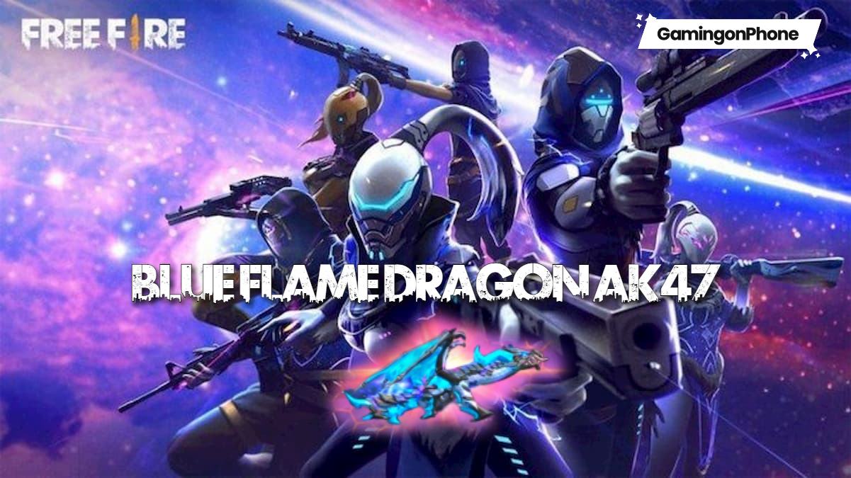 Free Fire Blue Flame Dragon AK47