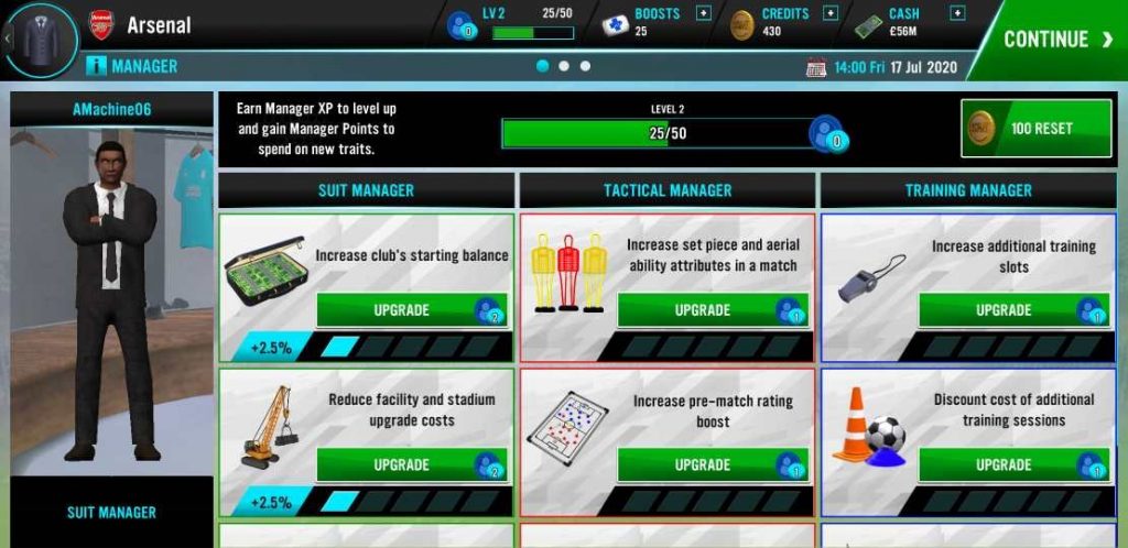 Soccer Manager 2021 boost income