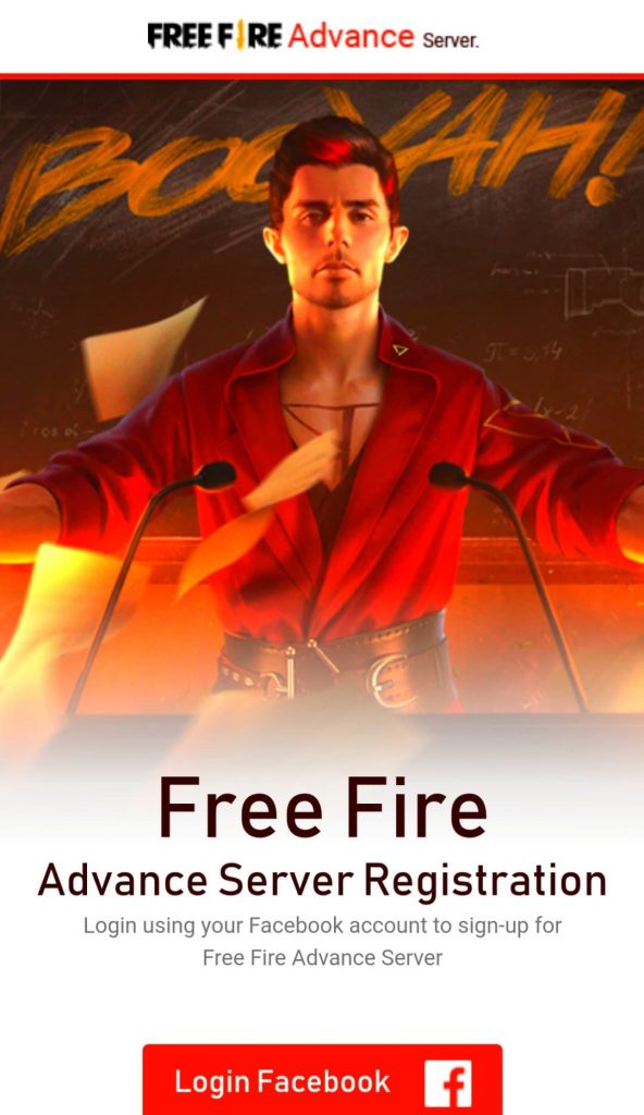 Free Fire OB25 advance server registration