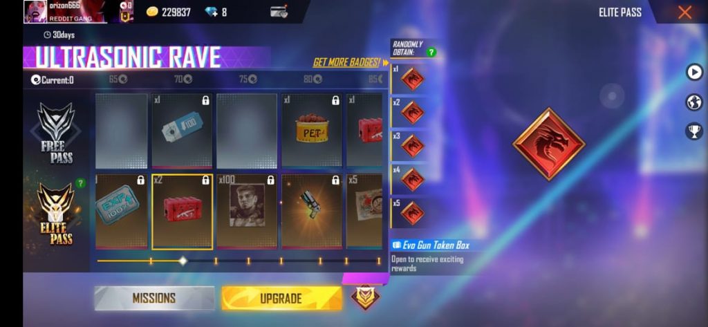 Free Fire Season 30 Elite Pass Which Rewards Can You Get