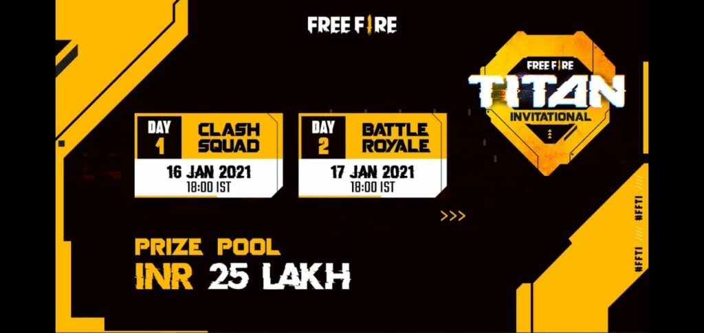 Free Fire Titan Invitational winners