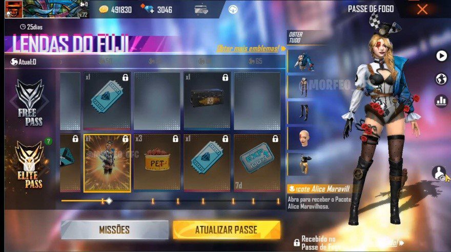 Free Fire Season 34 Elite Pass New Bundles Weapons Skins And More