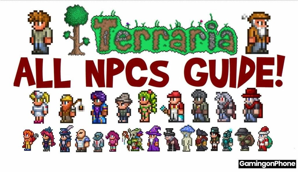 Terraria NPCs Guide Everything you need to know