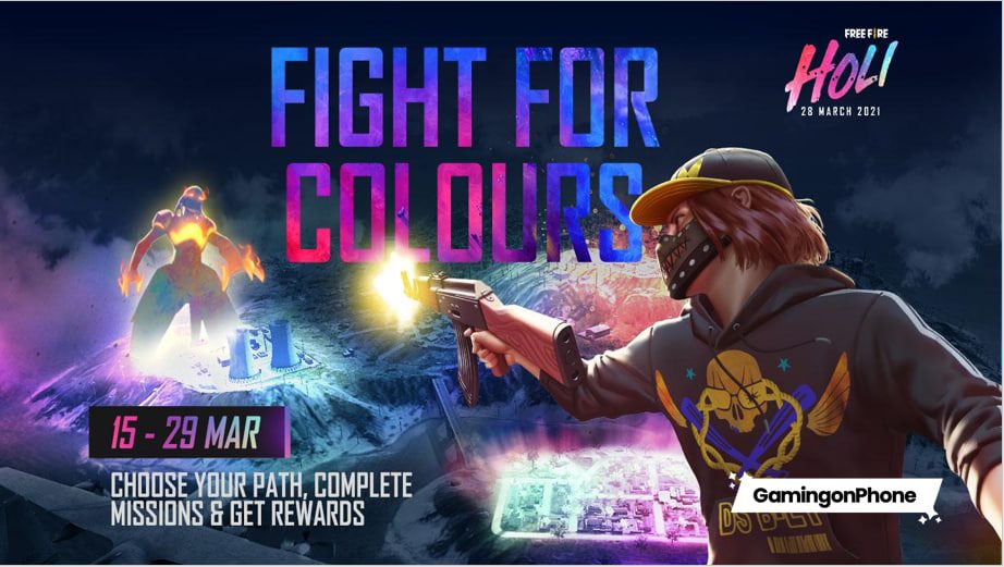 Free Fire Releases A New Event For Players On The Occasion Of Holi