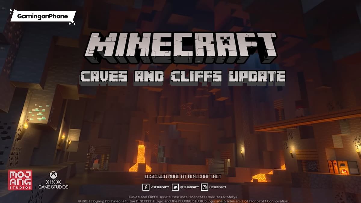 Minecraft Caves and Cliffs update