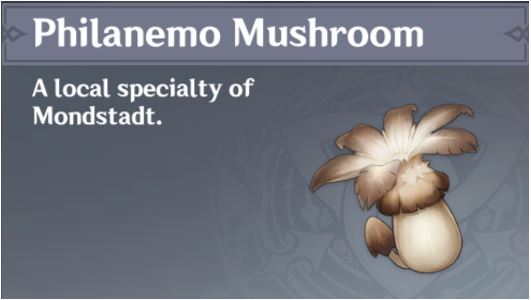 Genshin Impact Philanemo Mushroom
