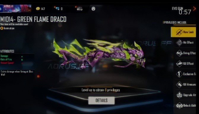 Free Fire Green Draco M1014